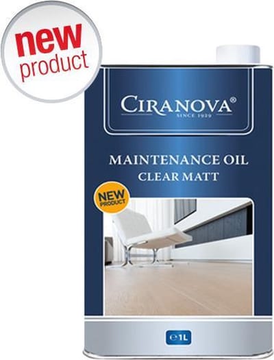 Ciranova Onderhoudsolie - 1 l - Extra mat - 60 m²/l - Wit (100%)