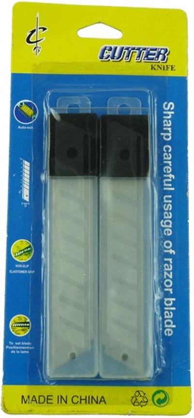 Reservemessen voor hobbymes 18mm 2x5st