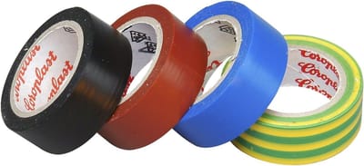 Isolatietape 4,5m lang en 15mm breed voor diverse toepassingen