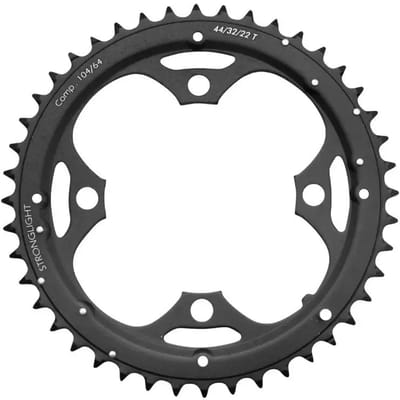 Drievoudig middelste buitenste MTB kettingblad Stronglight 4BRA 8-9V.