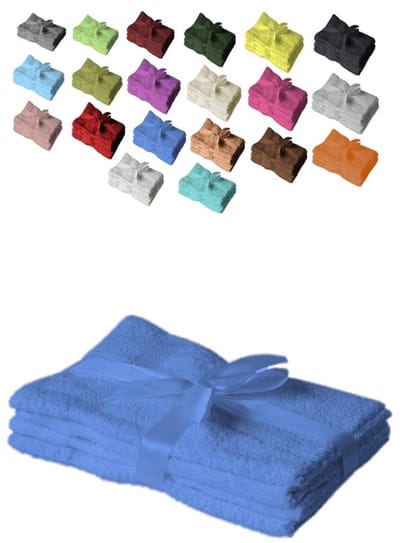 Unyqoos® Luxueuze Handdoekenset van 4 Stuks - 50 x 100 cm - Diep Koningsblauw