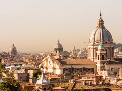 Fotobehang - Rome - bird's eye view.