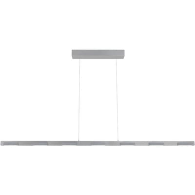 Hanglamp Bloc 3297ST Staal 171 cm Hoogteinstelbaar met Kabel Lift Steinhauer, Modern Design, Dimbaar met Externe Dimmer