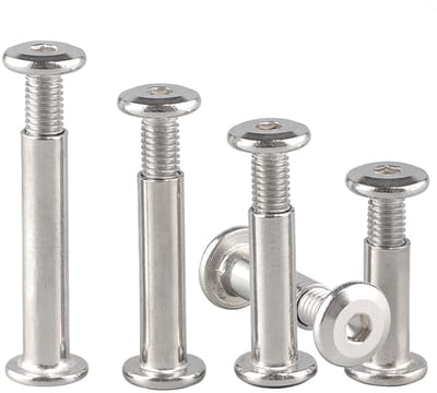 10 Stuks Meubelverbinding Schroeven M3x5mm RVS A2 V2A voor Kasten en Meubels, Duurzame Verbinder voor Eenvoudige Montage