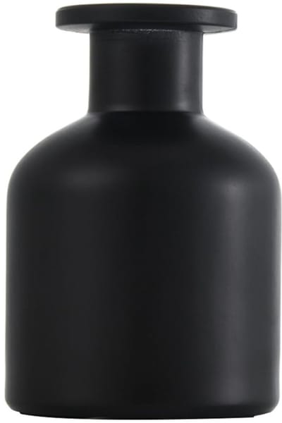 Dailygoods- Diffuser 150ML - Glazen Fles - Aromatherapie - Geur Accessoires - Decoratie - Zwart - Ronde Design - Geurverspreider