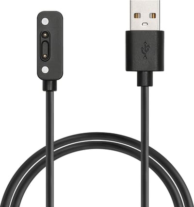 kwmobile USB-oplaadkabel geschikt voor Xplora X6 Play / X6 Pro kabel - Laadkabel voor smartwatch - in zwart
