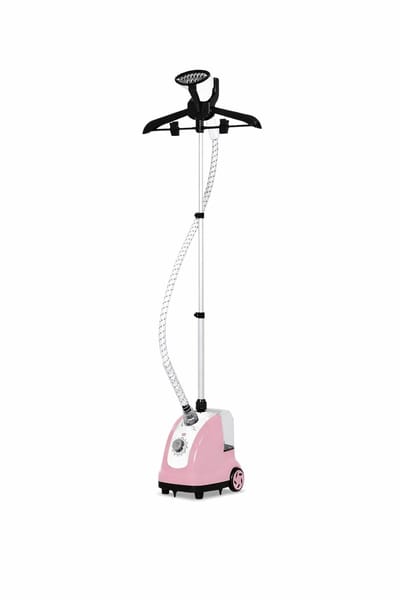 Stoomstrijkijzer - Kledingstomer - Stoomapparaat kleding - Staand - Kledingstomer met kledinghanger - 1.4L - 40 min Stoom – Verstelbaar – Roze