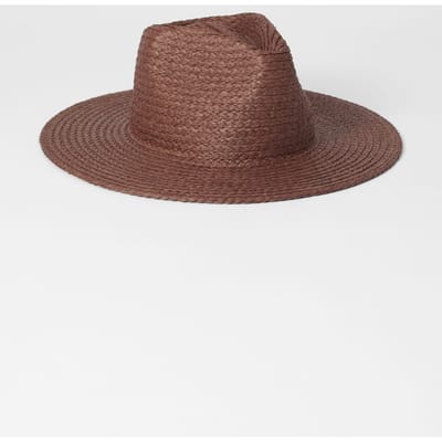 & Other Stories Arizona Straw Hat Brown Maat: M/L | Hoeden Outlet | Dames | Bruin