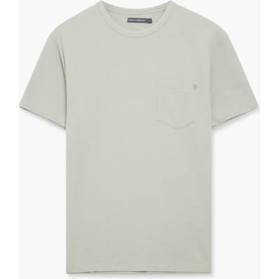 French Connection Ottoman Pocket Sage Mel Maat: XS | Basic T-Shirts Outlet | Heren | Grijs