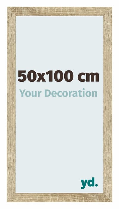 Your Decoration - Fotolijst 50x100 cm - MDF - Sonoma Eiken - Mura