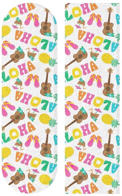 Skateboard Griptape - Deck Schuurpapier - Skateboarden - Anti-slip - Universeel - Aloha Gitaar