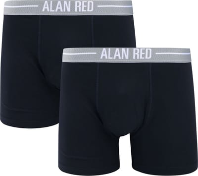 Alan Red Boxershorts Donkerblauw (navy) 2Pack - Maat M - Heren