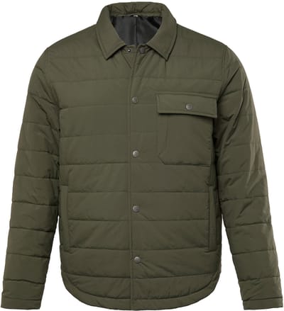 JP 1880 - Heren - Jasje extra zacht overhemdkraag 2 zakken - Donkerolijf - Maat 3XL