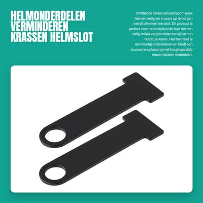 Dailygoods- Helmslot Duurzaam - Skislot - Kabelslot - Helmslot Fiets - Helmslot Motor - Universeel voor 2 Helmen - Helmbeugel