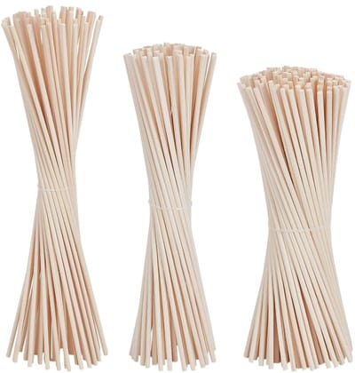 Dailygoods- Rotanstokjes 240 Stuks - 3 Maten 18/20/25 cm - Natuurlijke Geurstokjes - Diffusersticks - Aromatische Geuren - Voor Thuisgebruik