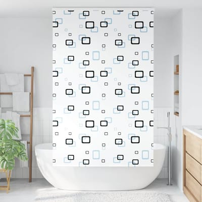 vidaXL - Doucherolgordijn - met - cassette - 130x240 - cm - stofbreedte - 126 - cm