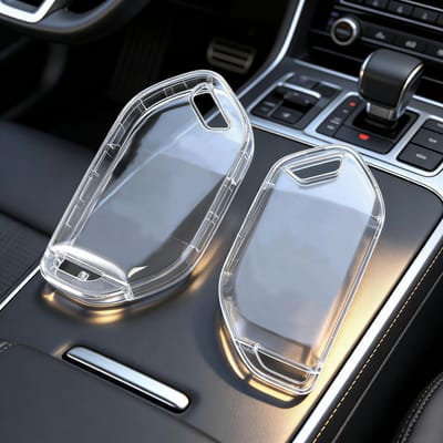 Zachte TPU Sleutelhangerhoes Voor Kia K3 Ev5 Ev6 Gt Cargo Sorento Ferris-Riftki Ev9 8 Poorten Carnival   Sleuteletui Auto Accessoires gray