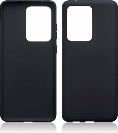 Hoesje Geschikt Voor Samsung Galaxy S20 Plus TPU hoesje Back Cover - Zwart