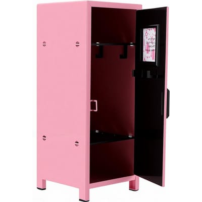 Mini Kluisje Roestvrij Kleine Metalen Opbergkluisje voor Kantoor School Huis Organizer Roze roze