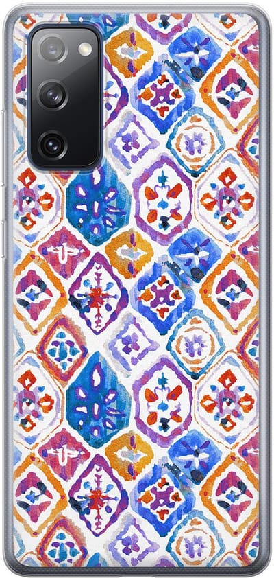 Leuke Telefoonhoesjes - Hoesje geschikt voor Samsung Galaxy S20 FE - Boho vibe - Soft case - TPU - Print / Illustratie - Multi