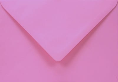 Gladde roze enveloppen A6 - 125 x 175 mm - 25 stuks - NK natgelijmde - 120 gram - Aster Color - Netuno
