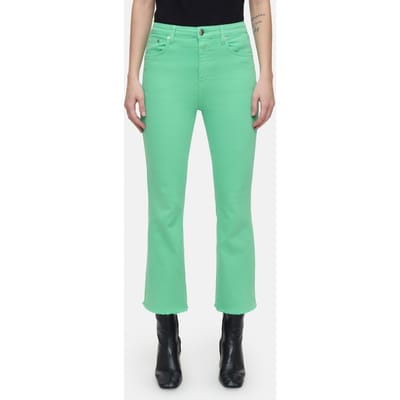 Closed Hi-sun Jeans Green Kick Größe: W24L32 | Ausgestellte Hosen Outlet | Damen | Grün