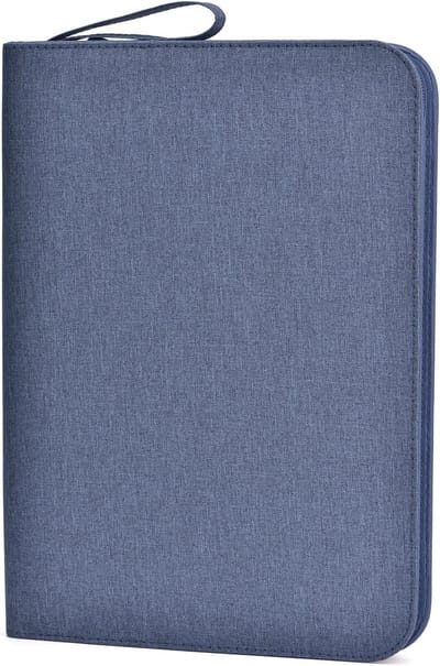 48 Slots Waterdichte Pennentas van Canvas met YKK Rits - Ideale Organizer voor Vulpen, Schrijfgerei en Kantoorbenodigdheden