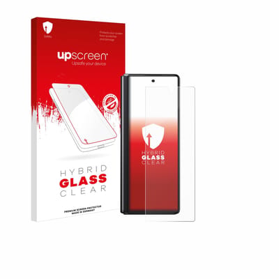 upscreen - Screenprotector voor Samsung Galaxy Z Fold 2 5G - Folie Beschermfolie Beschermglas transparant