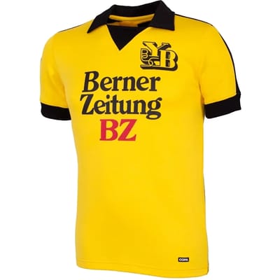 COPA - BSC Young Boys 1980/81 Retro Voetbalshirt - Heren - Geel - M