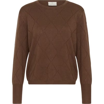 Damestrui met lange mouwen KAFFE Lizza Argyle