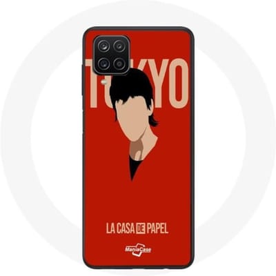 Samsung Galaxy A12 hoesje La casa de papel Tokyo Fanart-logo