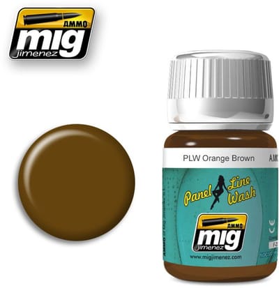 AMMO by Mig Jimenez Modelbouwdecoratie - MIG 1616 PLW Orange Brown Effecten potje