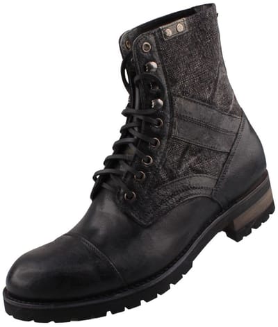 Sendra herenlaarzen 15635 zwart vintage