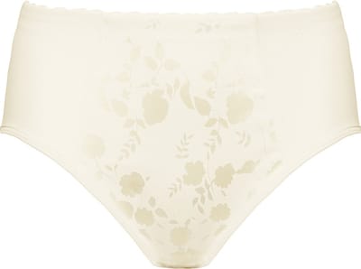 Naturana - Minimizer slip met bloemenpatroon - 0063 - Ivoor - 75 - 40