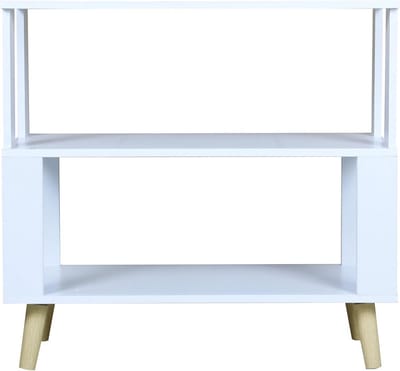 Moderne Salontafel Scandinavisch Design met Planken - Wit