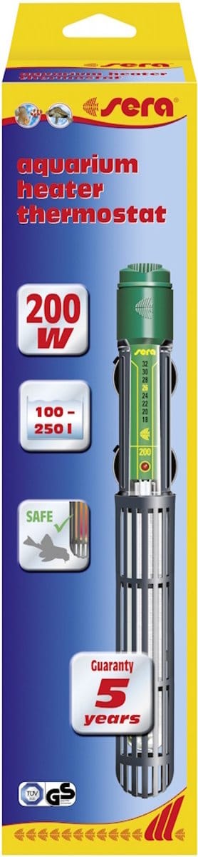 Sera aquarium-regelverwarming 200 W