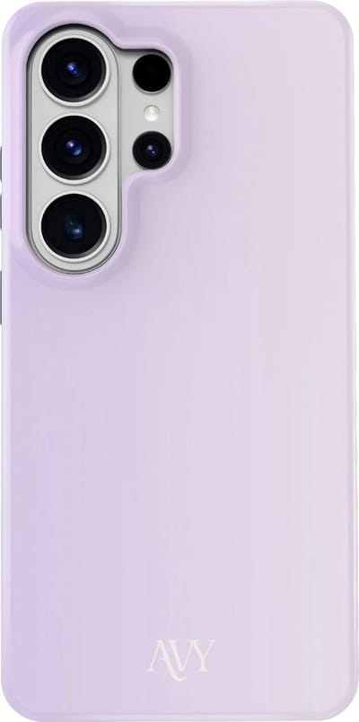 AVY Hoesje geschikt voor Samsung Galaxy S26 Ultra | Lavender Glow | Paars | Hard Shell Back Cover | Compatibel met MagSafe & Qi2