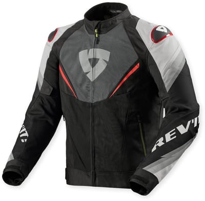 REV’IT! Quantum 3 Air Grijs Rood Motorjas - Maat M - Jas