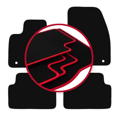 CARLUX-RED automatten voor: Volvo XC40 crossover (2017-)