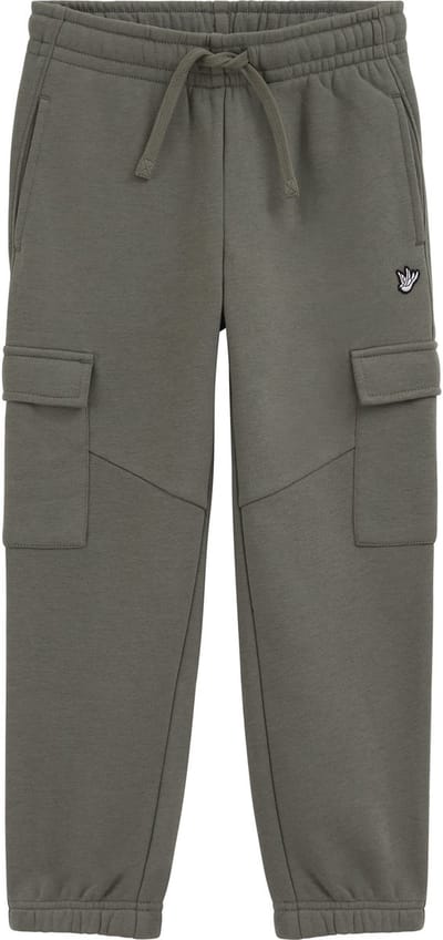 WE Fashion Jongens regular fit joggingsbroek met cargozakken