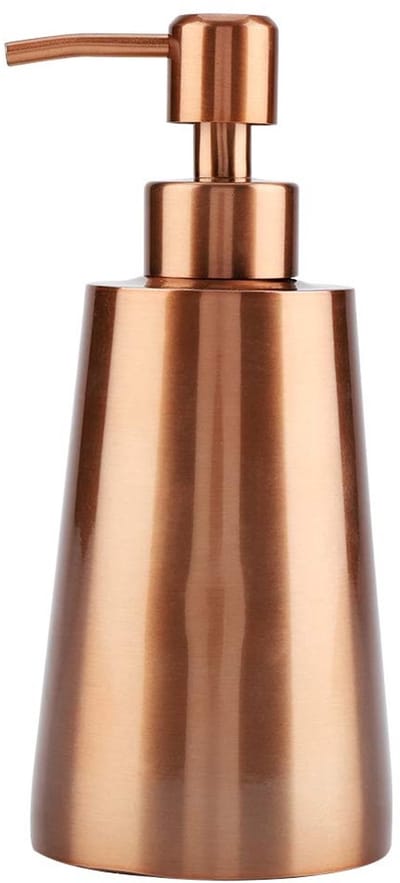 Dailygoods- Zeepdispenser roestvrij staal 350 ml - Zeepdispenser wandmontage - Zeepdispenser douche - Zeepdispenser keuken - Antilek ontwerp - Elegant schuuroppervlak - Zeepcontainer