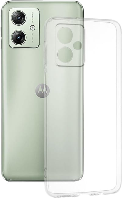 Hoesje geschikt voor Motorola Moto G64 / Moto G54 Power - Techsuit Clear Silicone Back Cover - Transparant