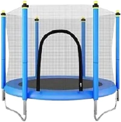 Trampoline Veiligheidsnet - Springnet Beschermnet - Veilig Springplezier - Eenvoudige Vervanging - 1.2m tot 2.44m - Zwart