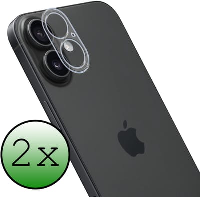 Camera Lens Protector - 2 Stuks Geschikt voor Apple iPhone 17 - Camera Screenprotector Beschermglas - Gehard Glas - Tempered Glass - Screen Protector