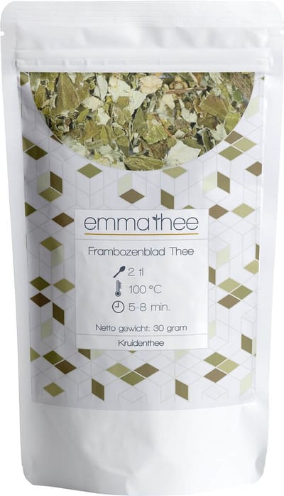 Frambozenblad Thee 50 Gram - Losse Thee - Puur & Natuurlijk - Mild & Kruidig