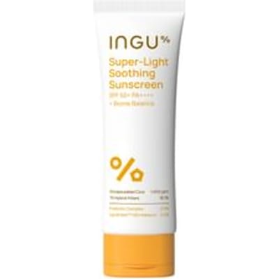 INGU - Super-Light Soothing Sunscreen SPF 50+ PA++++ + Biome Balance Jumbo 80g