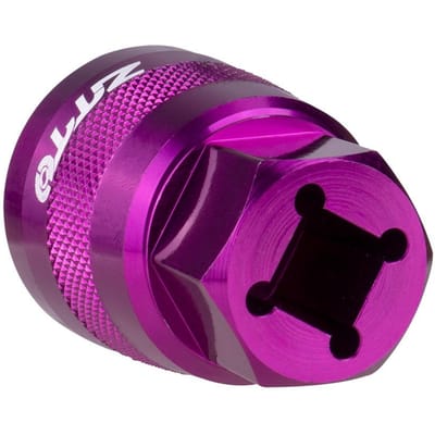 Clé d'installation et de retrait du bras de manivelle de vélo ZTTO Outil de réparation de vélo pour retirer le couvercle latéral de la manivelle violet