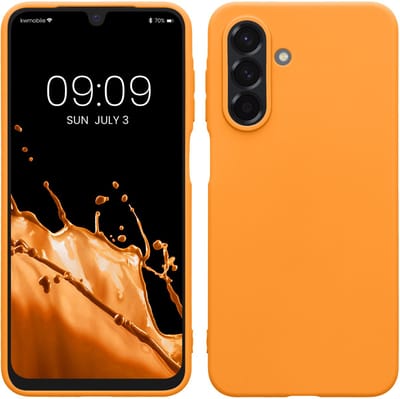 kwmobile telefoonhoesje geschikt voor Samsung Galaxy A26 5G - Hoesje voor smartphone - Back cover in fruitig oranje