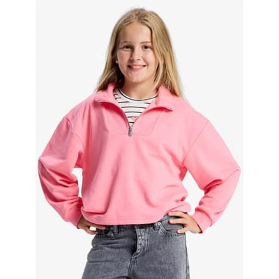 Roxy Breezy Current Sweatshirt Roze 10 Years Meisje