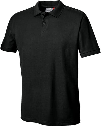 SIR SAFETY SIRFLEX POLO Korte mouw Werkpolo HEREN Zwart - 100% Katoen - 200 g/m² - Silicone Behandeling